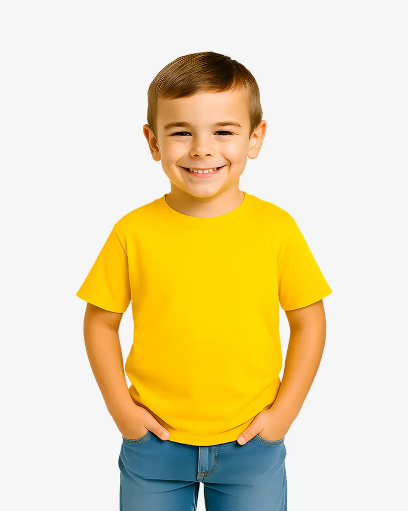 Camiseta niños Basic (amarillo)