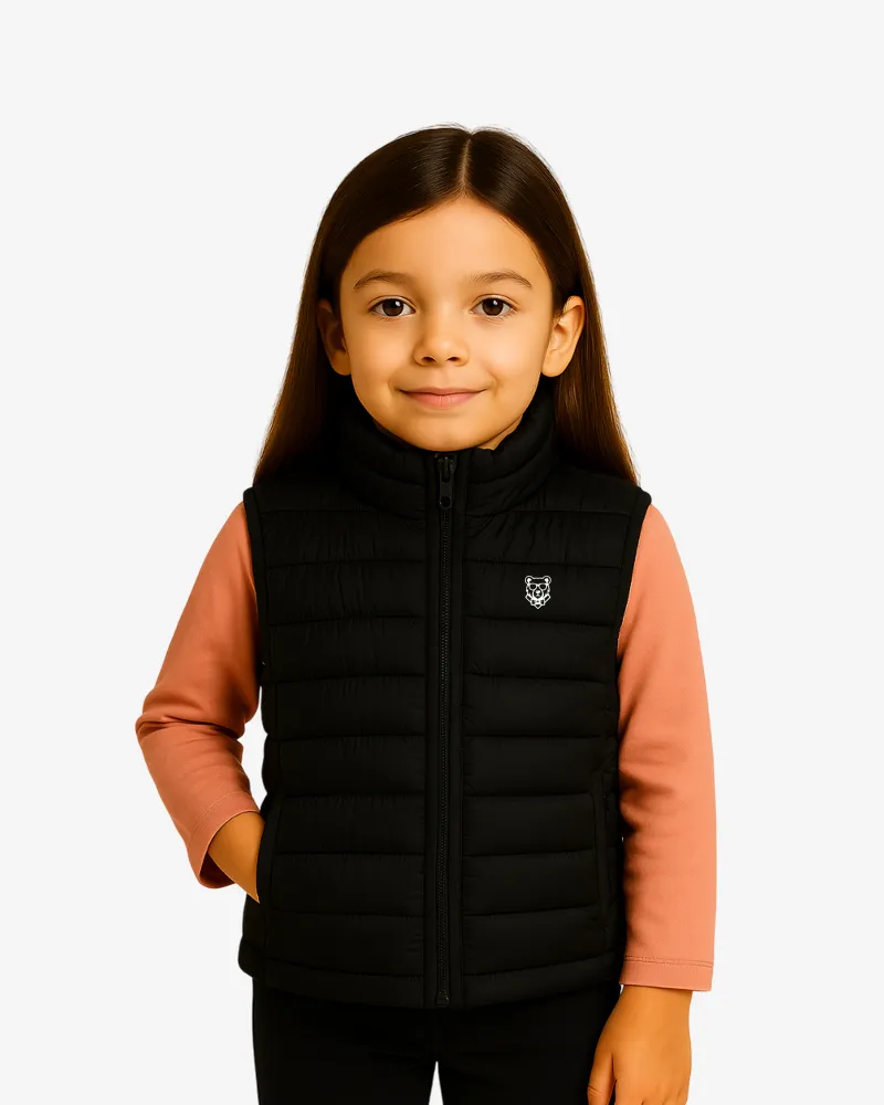 Chaleco niños Sydney Light (negro) (delante) Chaleco niños Sydney Light (negro) (delante)