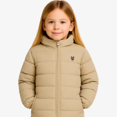 Parka niños Sydney Mr Trendy Bear (arena oscuro) (delante)