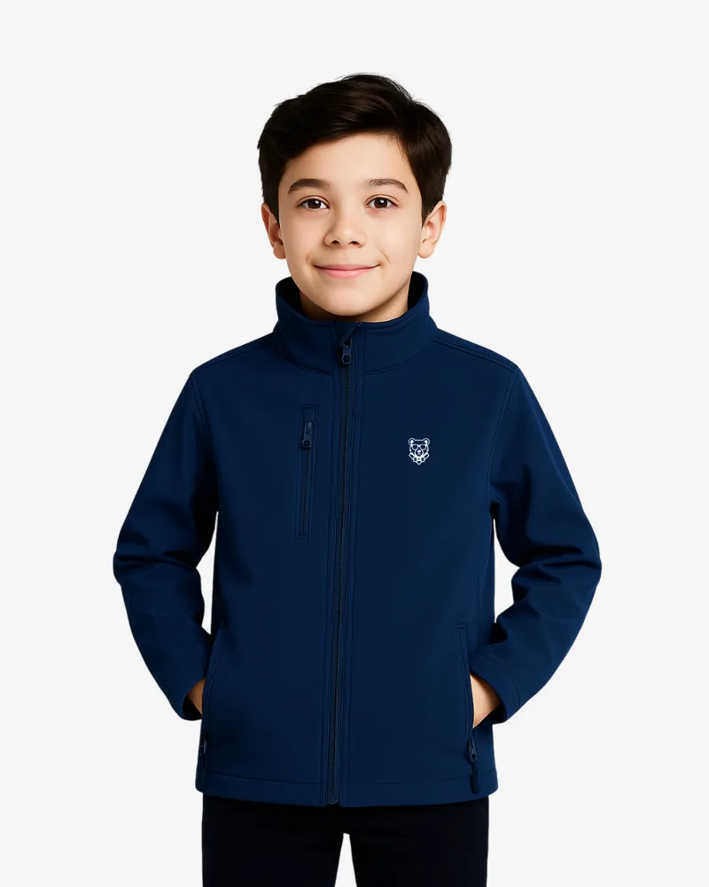 Softshell Pro Sydney Mr Trendy Bear (azul marino) (delante)