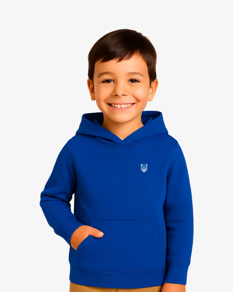 Sudadera Core niños Sydney Mr Trendy Bear (azul royal) (delante)