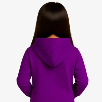 Sudadera Core niños Sydney Mr Trendy Bear (púrpura) (detrás)