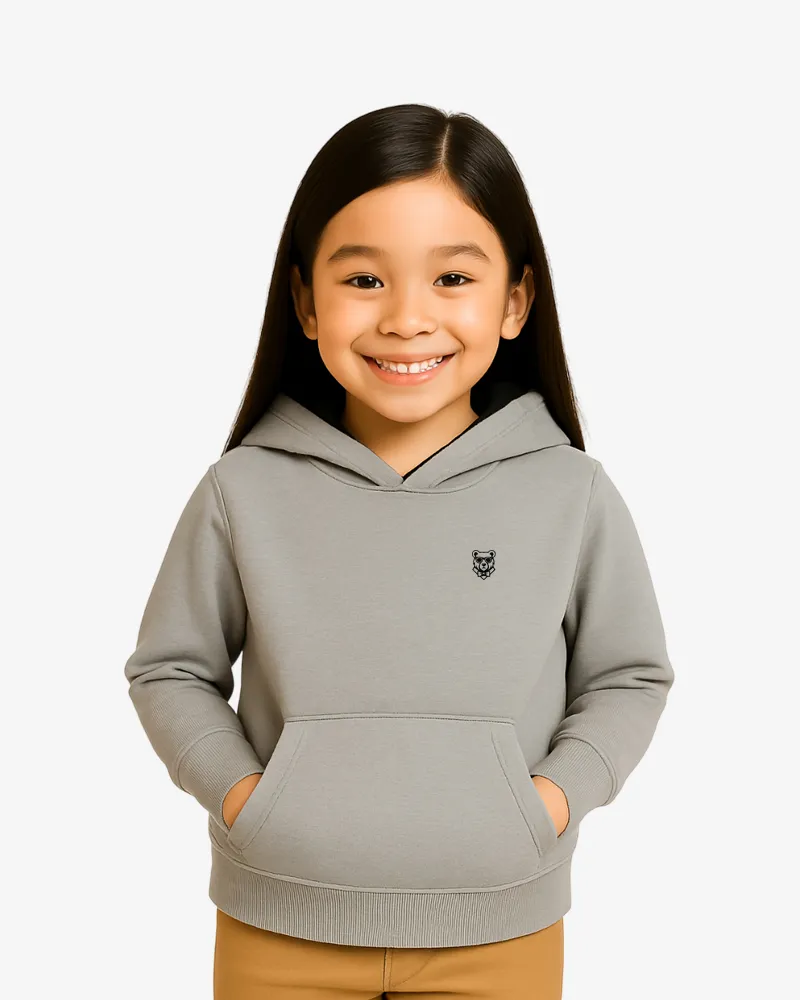 Sudadera Dual Tone niños Sydney Mr Trendy Bear (gris vigoré_negro) (delante)