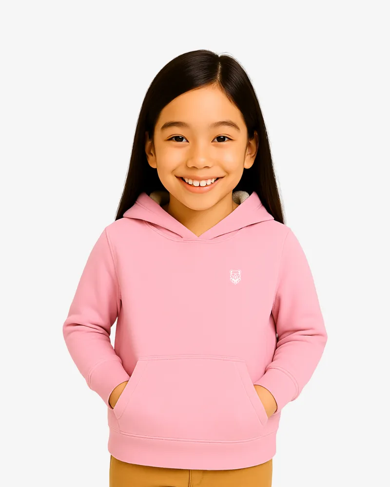 Sudadera Dual Tone niños Sydney Mr Trendy Bear (rosa claro_gris vigoré) (delante)