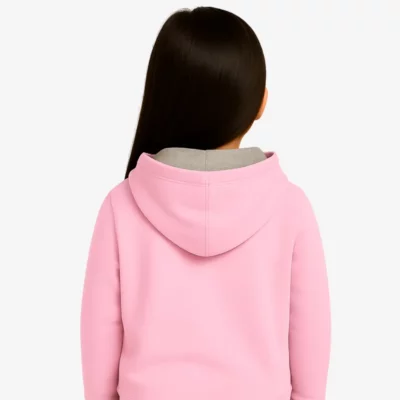 Sudadera Dual Tone niños Sydney Mr Trendy Bear (rosa claro_gris vigoré) (detrás)