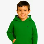 Sudadera Dual Tone niños Sydney Mr Trendy Bear (verde kelly_gris vigoré) (delante)