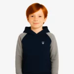 Sudadera Urban niños Sydney Mr Trendy Bear (azul marino_gris vigoré) (delante)